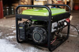 Picture of a generator for a generator installation