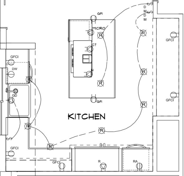 Electrical Plan For Kitchen - Wiring Diagram & Schemas