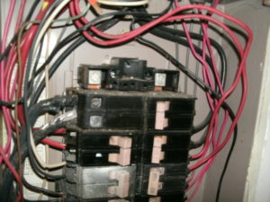 Main Electrical Panel Burnt Wires