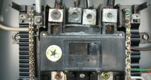 Old Main Panel Corroded